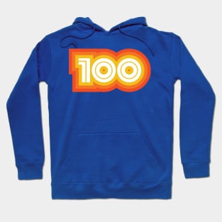 100 Mile Trail and Ultra Running Retro Groovy Hoodie